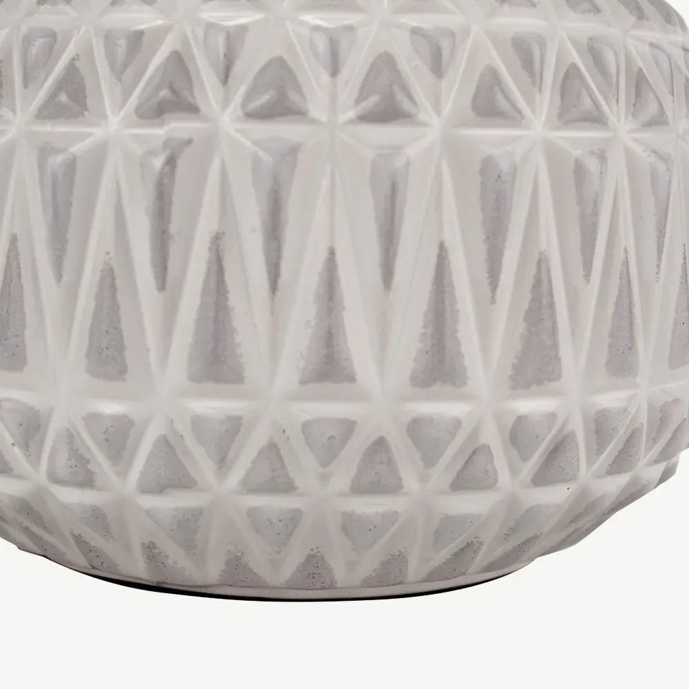 Aztec Table Lamp - Warm White, Ceramic alternate view