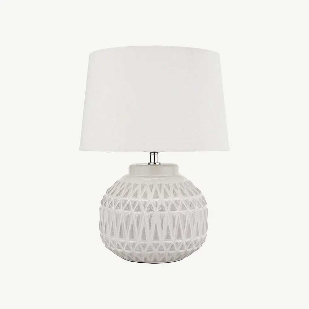 Aztec Table Lamp - Warm White, Ceramic product