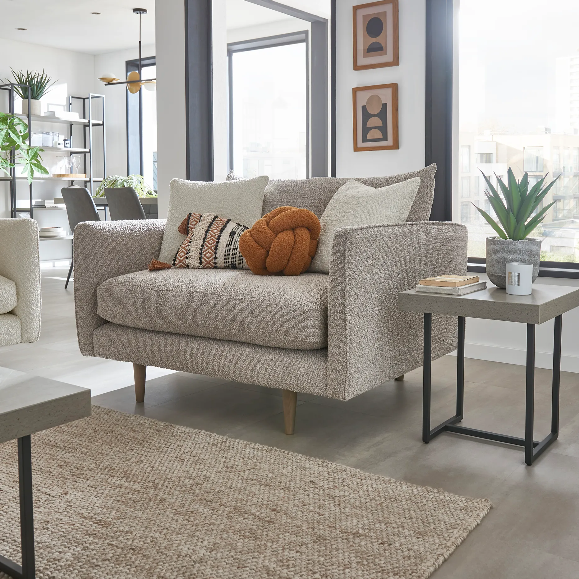 Bellano Snuggler Chair - Wooden Legs product