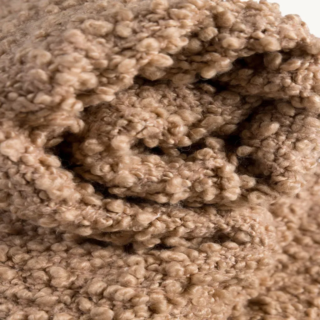 Bellatrix Throw - Pink, Boucle alternate view