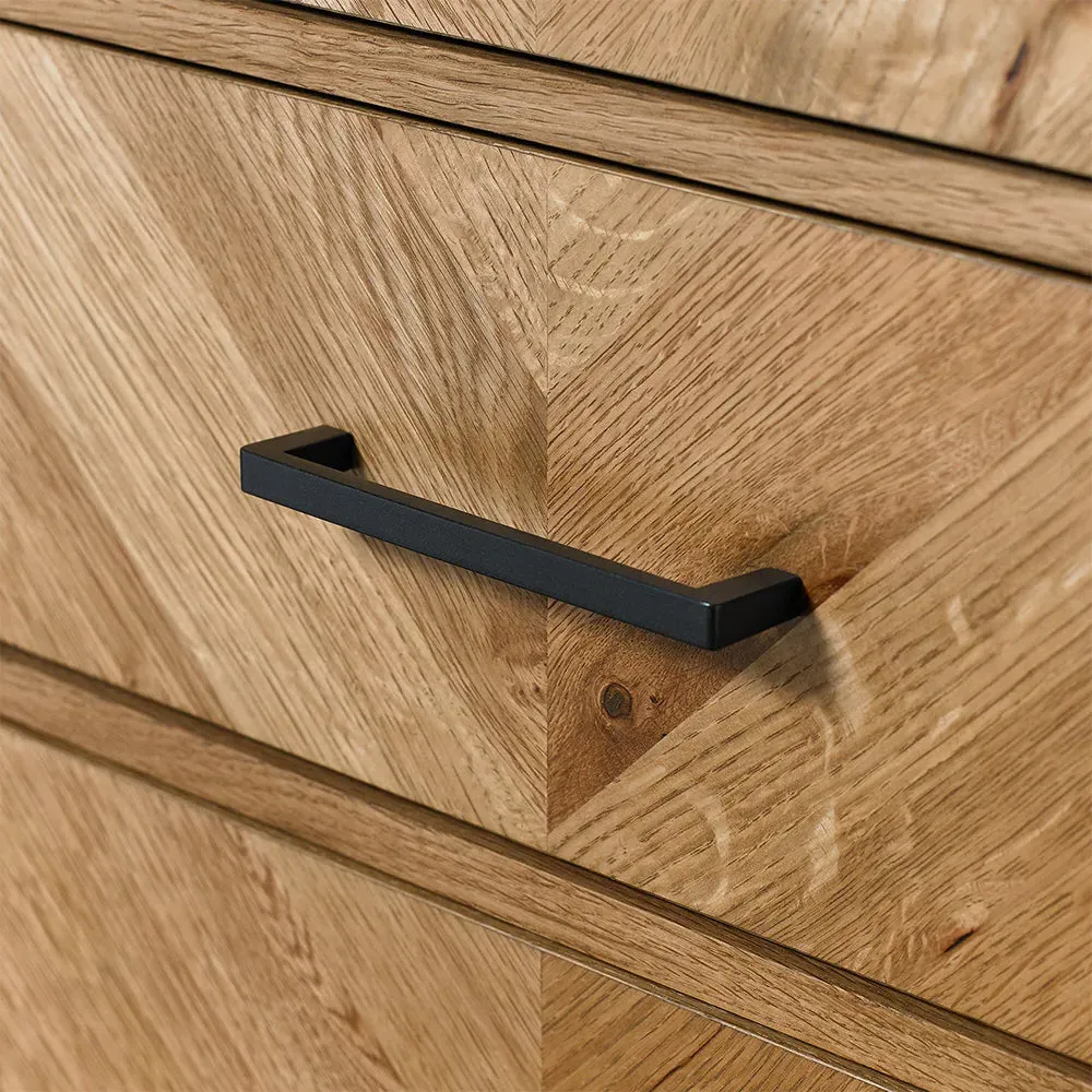 Birchwood Rustic Oak 3 Drawer Chest - Oak alternate view