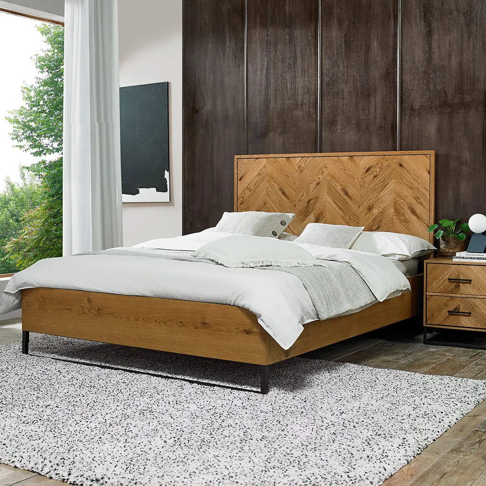 Birchwood Super King Bed Frame - Oak, Veneer product