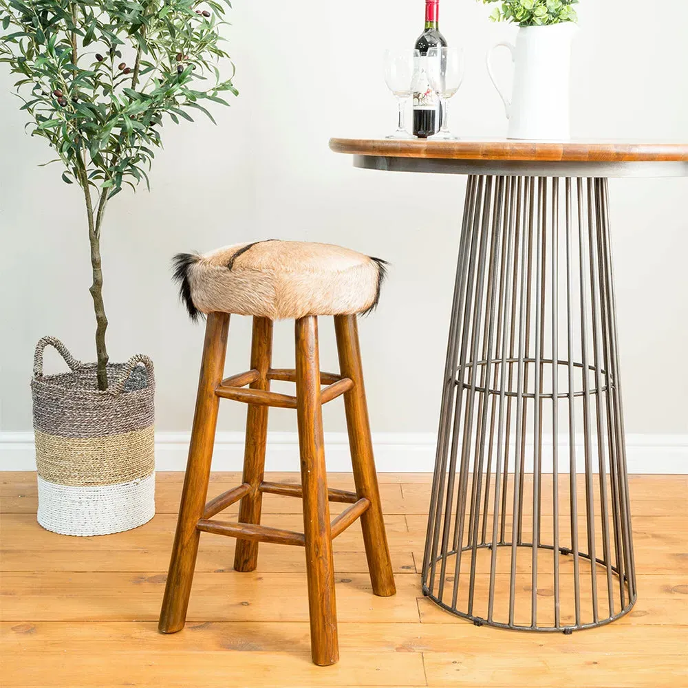 Birdcage Bar Table - Mango Wood, Metal product