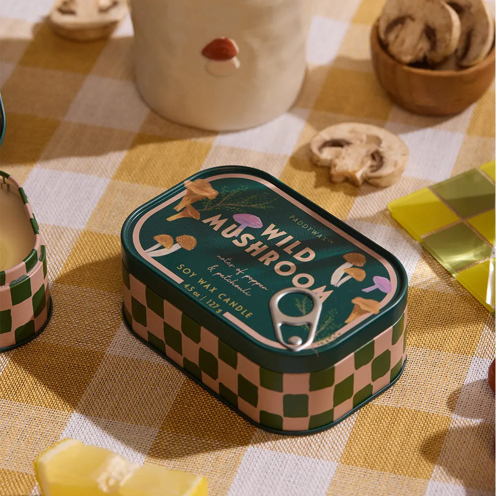 Bistro Mushroom Two-Wick Scented Tin Candle alternate view