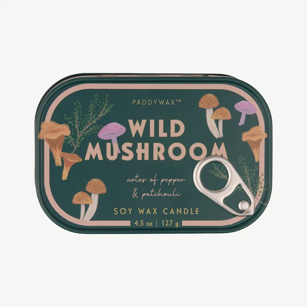 Bistro Mushroom Two-Wick Scented Tin Candle product