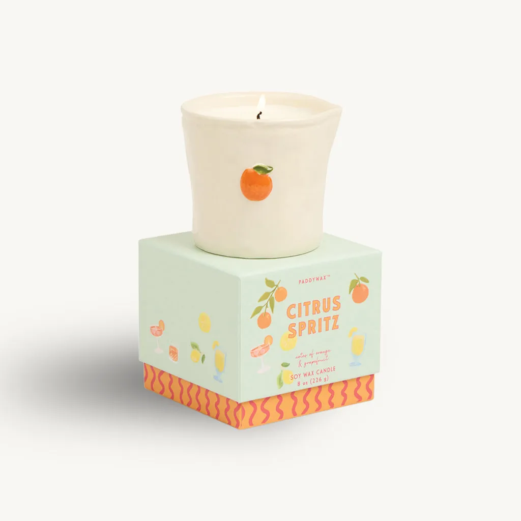 Bistro Orange Scented Candle - Ceramic alternate view