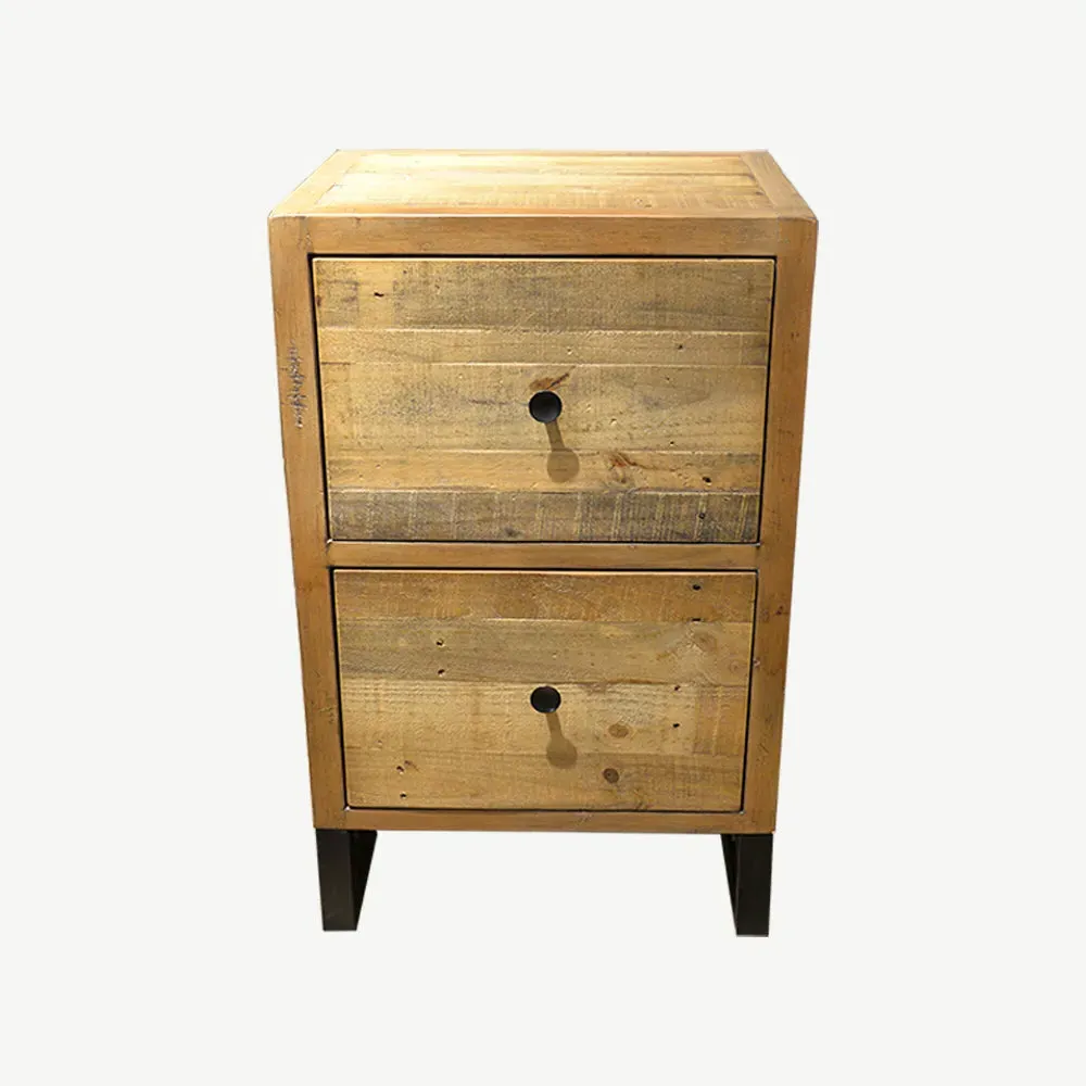 Blake 2 Drawer Filing Unit - Reclaimed Wood product
