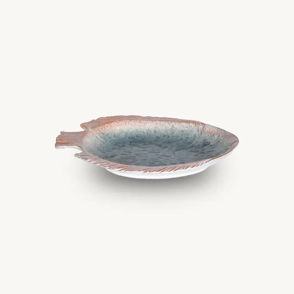 Blue Ombre Turbot Plate alternate view
