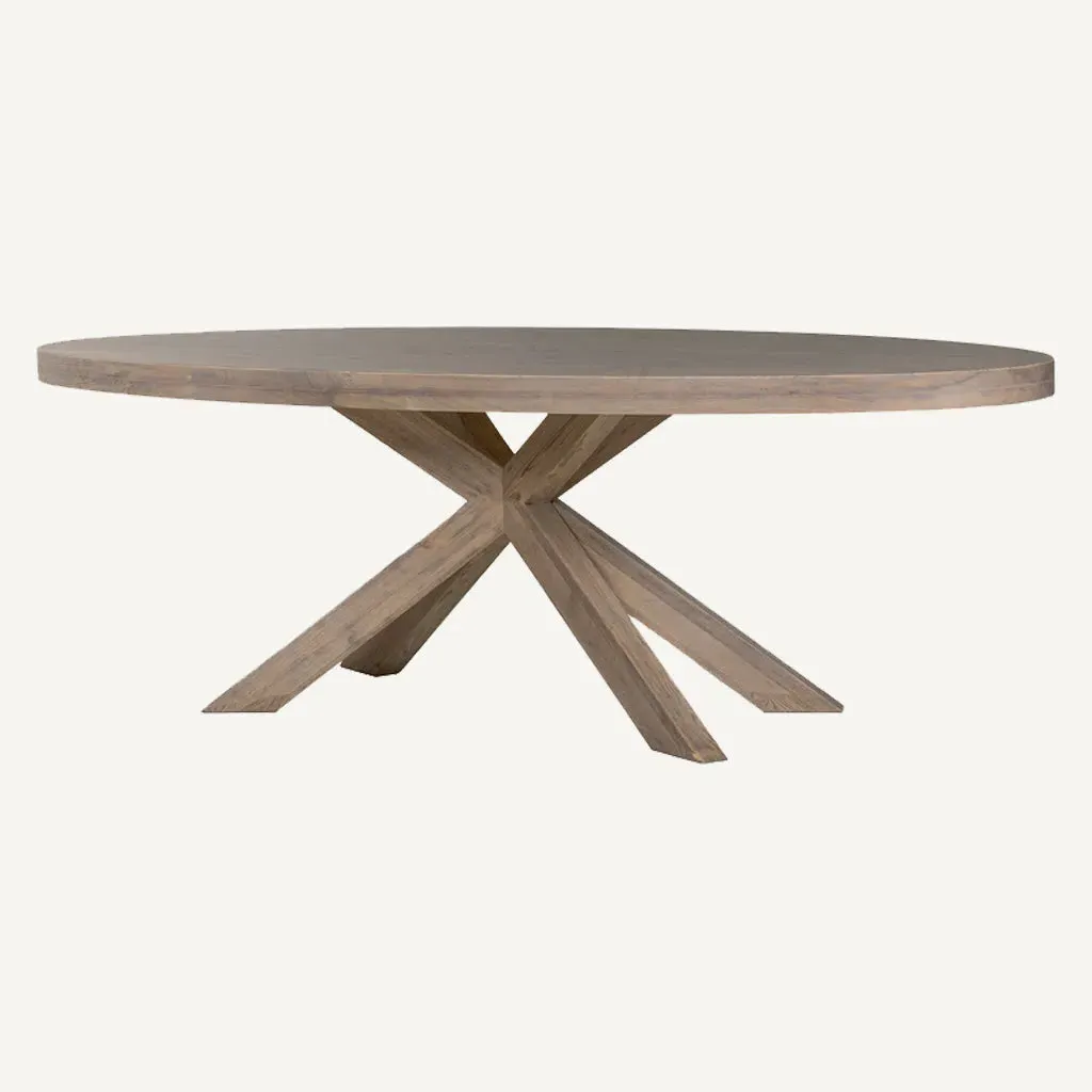 Boden Oval Dining Bundle - Dark Grey, Oak product