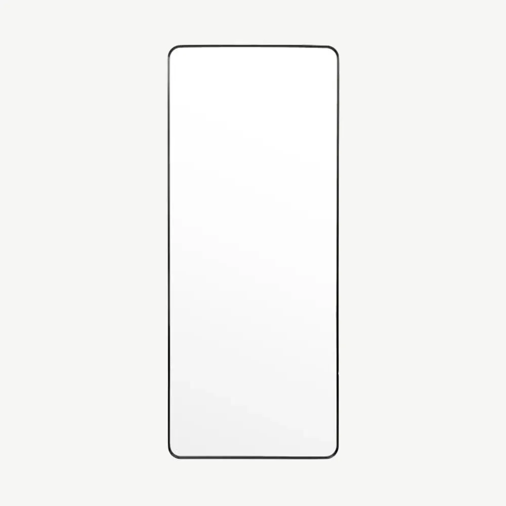 Bordeaux Rectangle Leaner Mirror - Black, Metal product