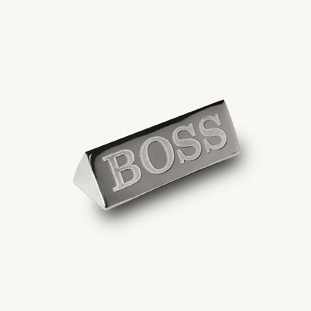 Boss Paperweight - Aluminium alternate view