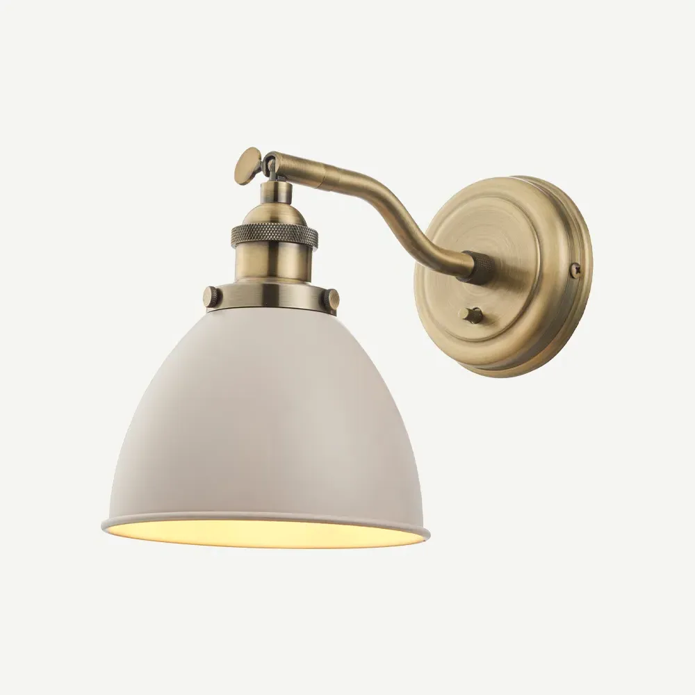 Bramall Wall Light - Taupe, Steel product