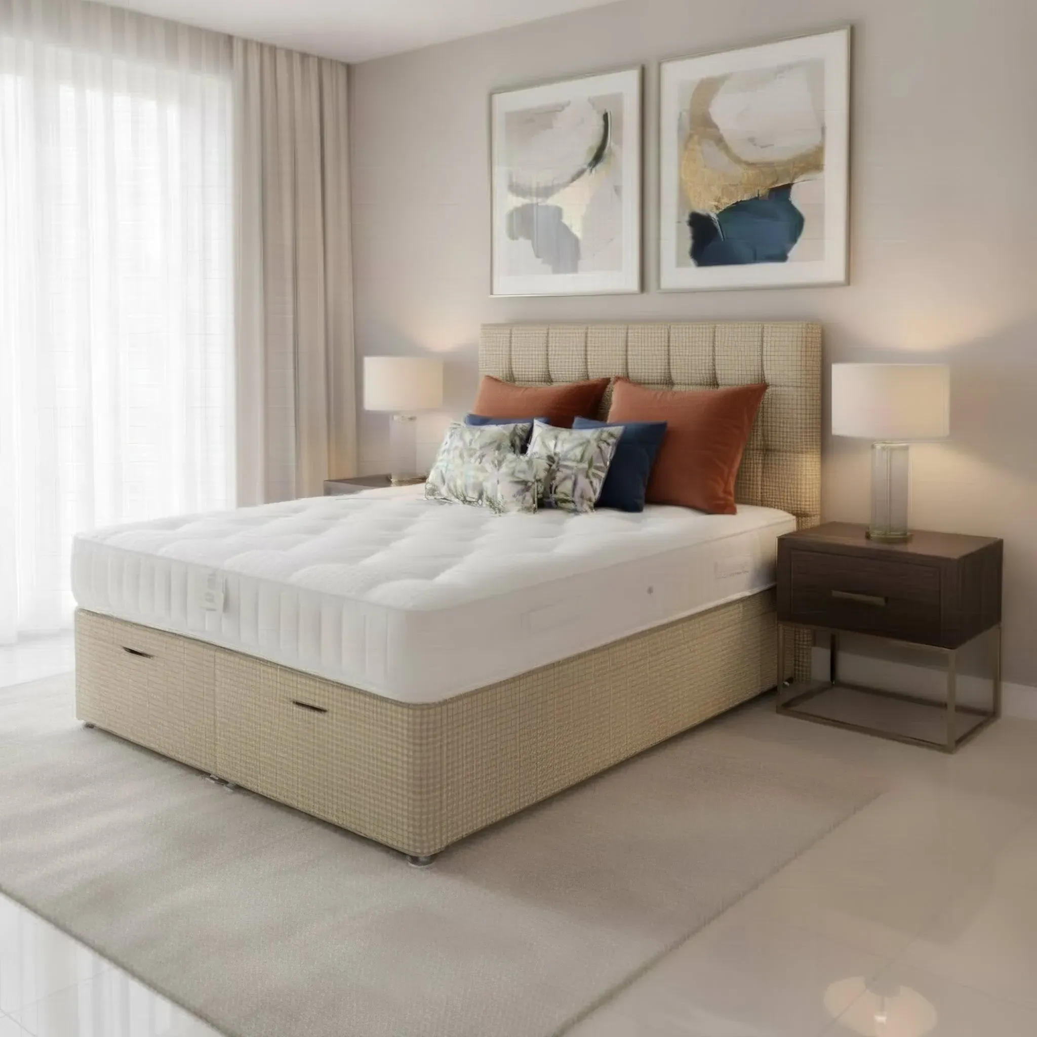 Broadway Double Ottoman Bed with Storage - Brown product