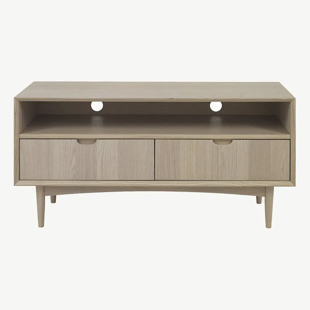 Brondby Entertainment Unit - Light Oak, Oak Veneer alternate view