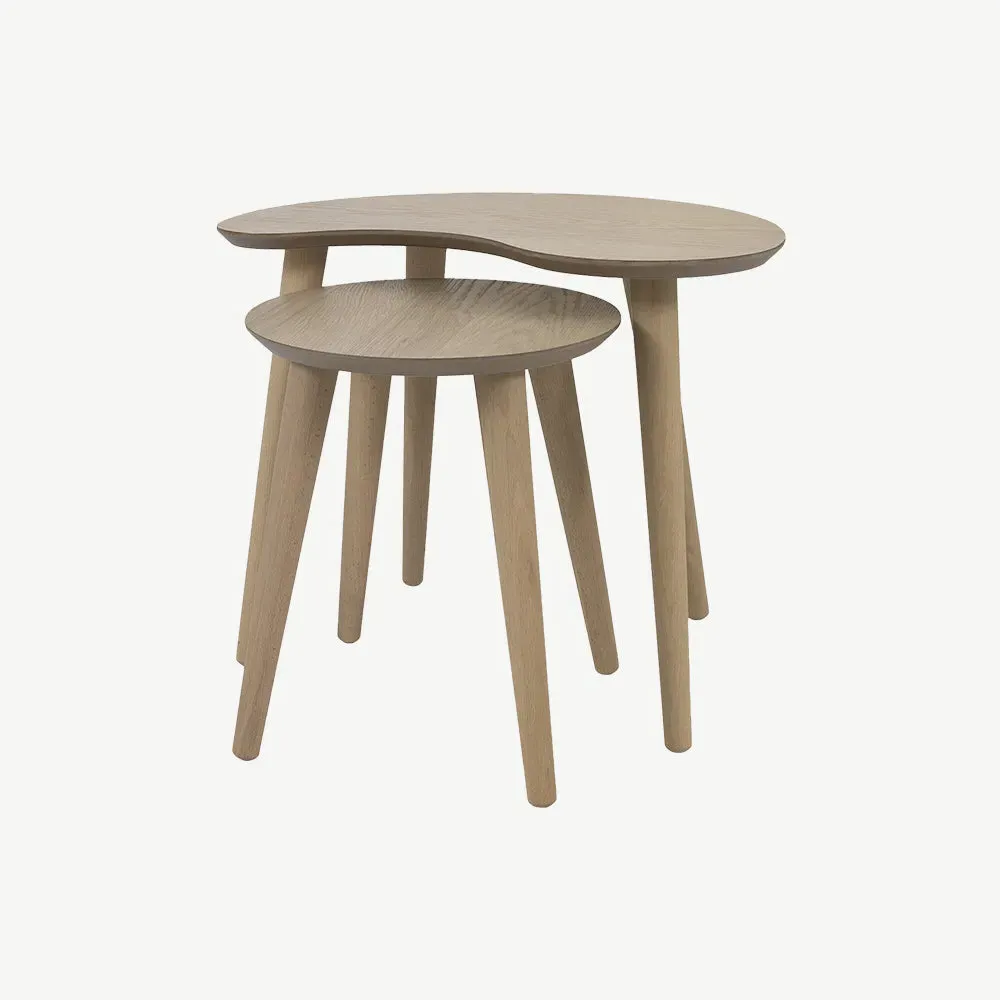 Brondby Nest of Lamp Tables - Oak, Beech alternate view