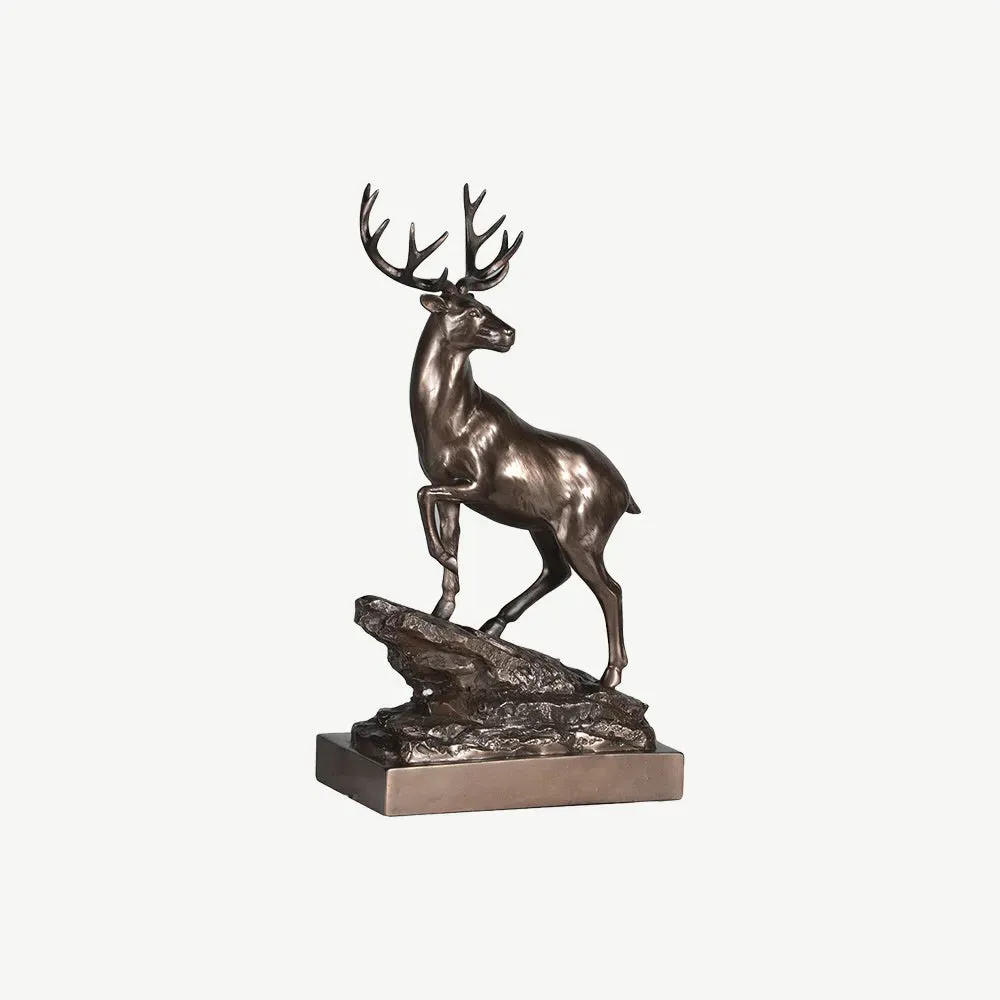 Bronze Effect Stag Ornament product