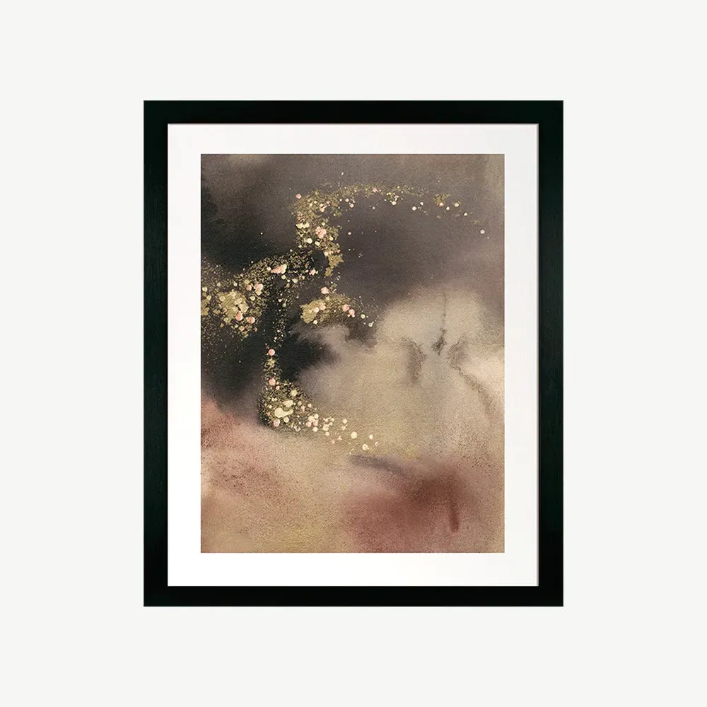 Cafe Au Lait Sparkle II Wall Art - Brown, Pink product