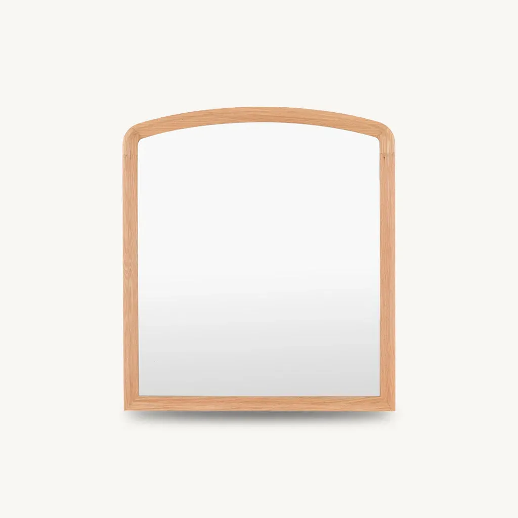Calgary Overmantle Mirror - Oak, Solid Wood product