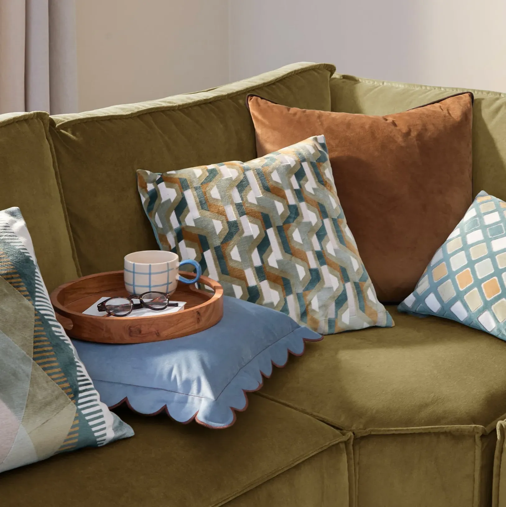 Calypso Velvet Jacquard Cushion product