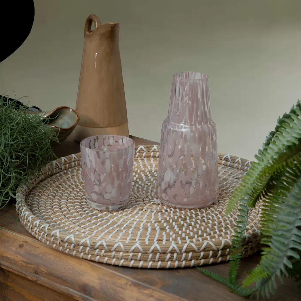 Carafe and Tumbler Set - Pink, Glass product