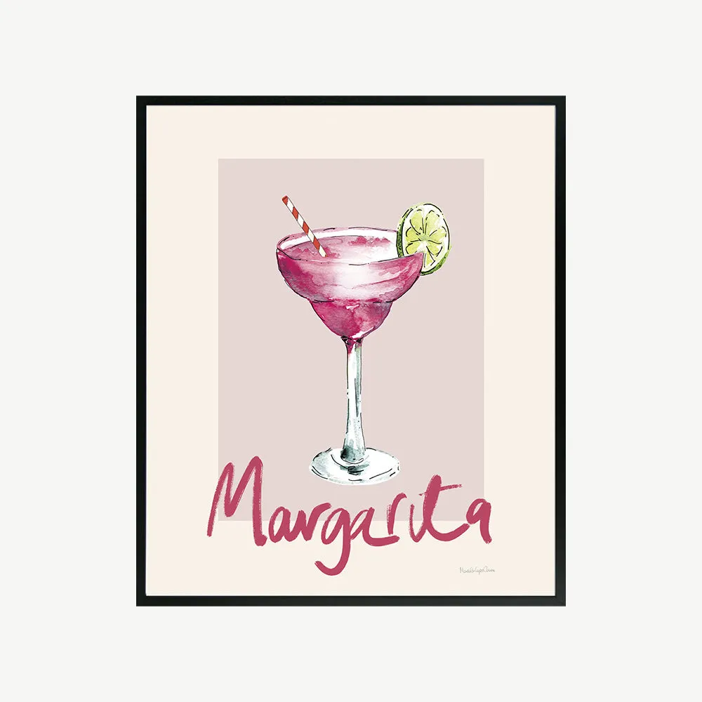 Cheers I Margarita Wall Art - Black, Wood product