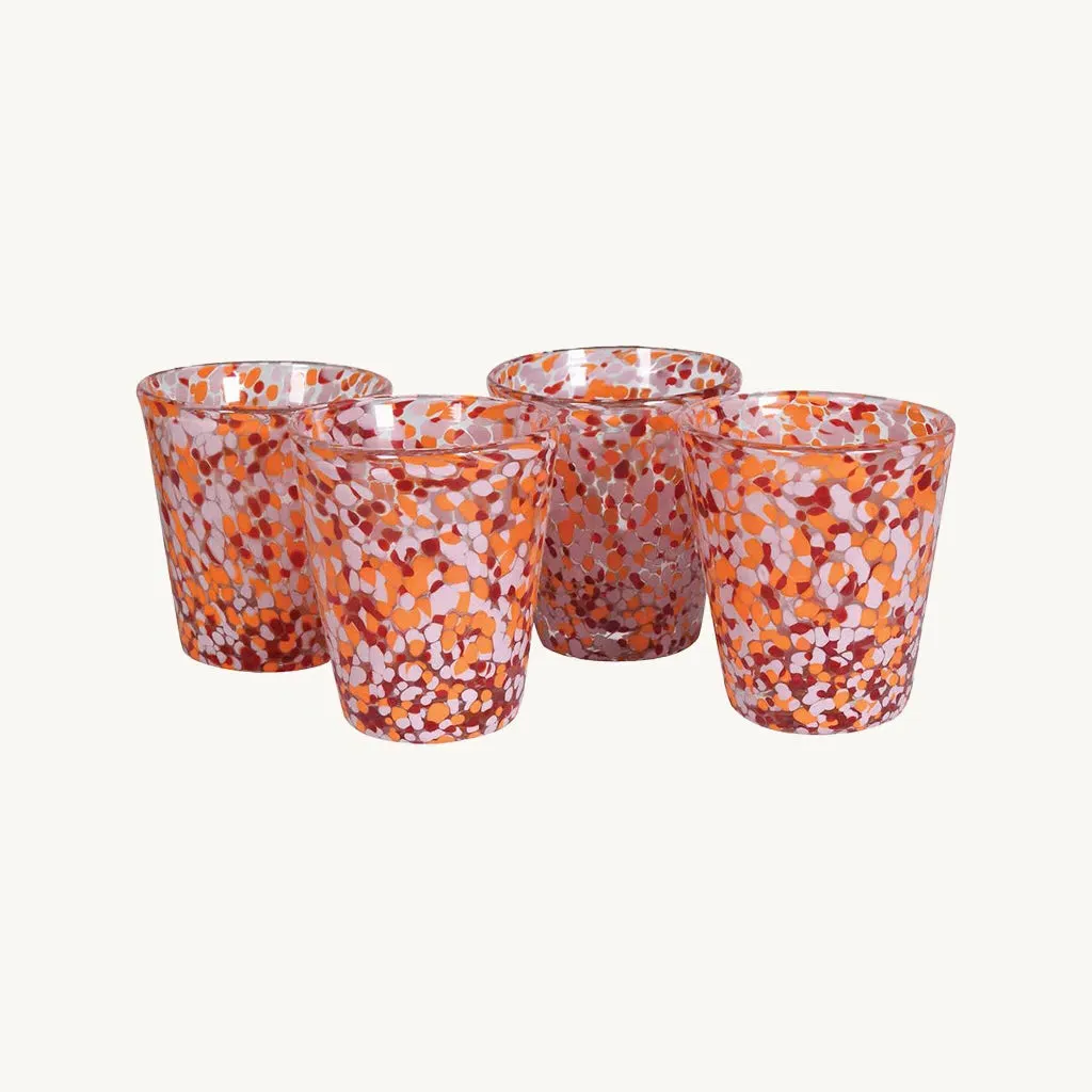 Confetti Set of 4 Glasses - Sodalime Glass alternate view