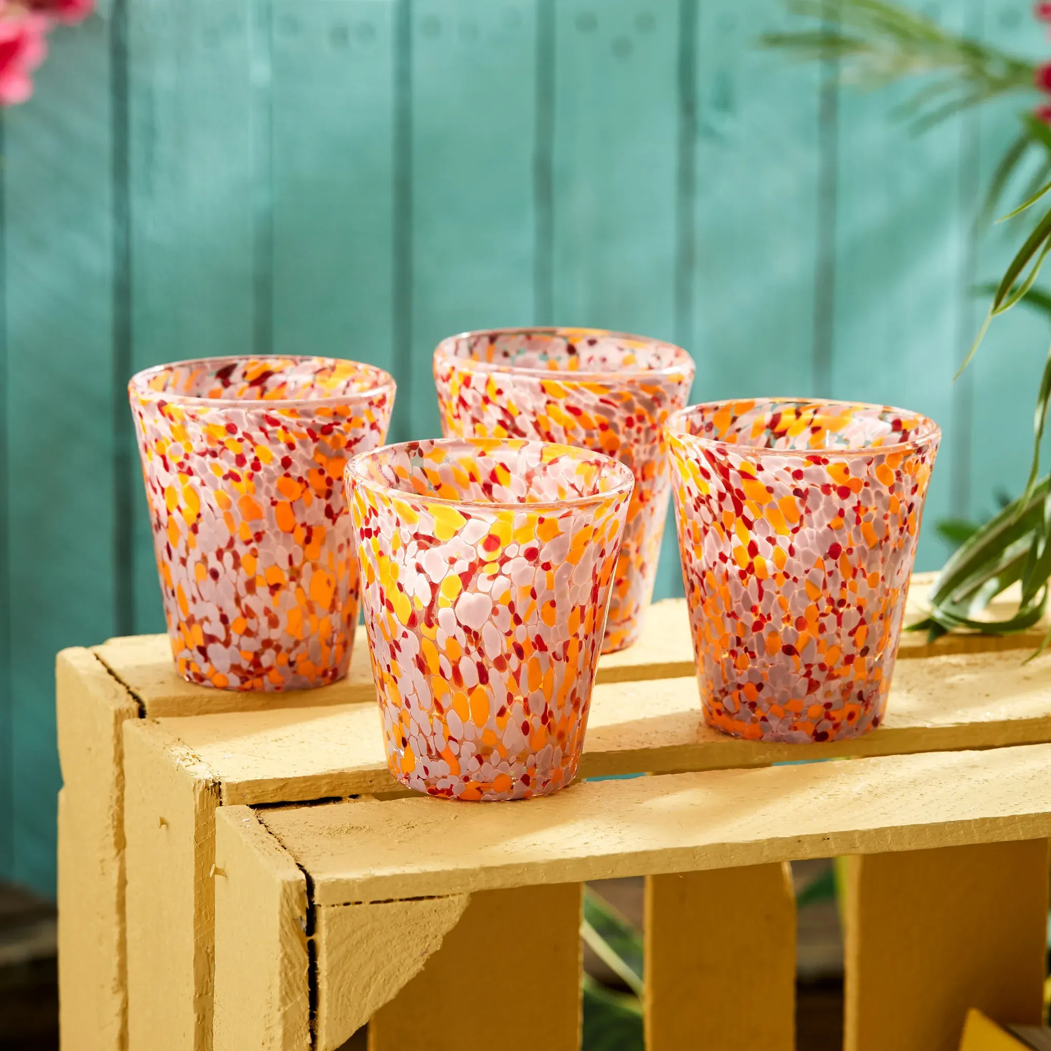 Confetti Set of 4 Glasses - Sodalime Glass product