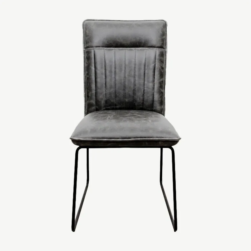 Cooper Dining Chair - Grey, Faux Leather product
