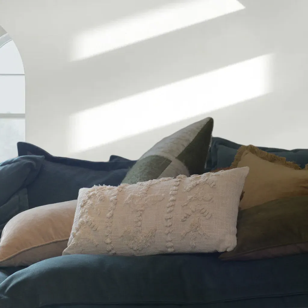 Cream Woven Bolster Cushion product