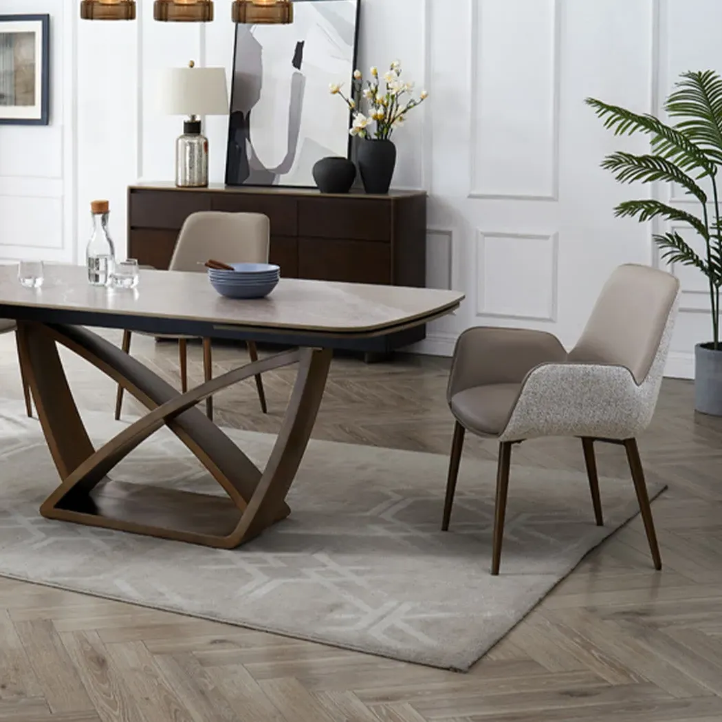 Delphin Dining Chair - Fabric, Leather product