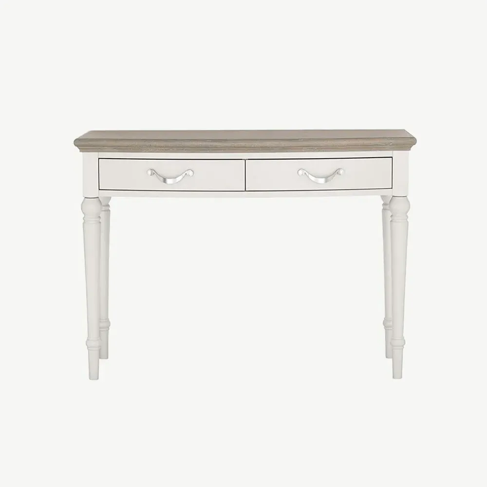 Dieppe Dressing Table with Storage - Grey, Washed Oak alternate view