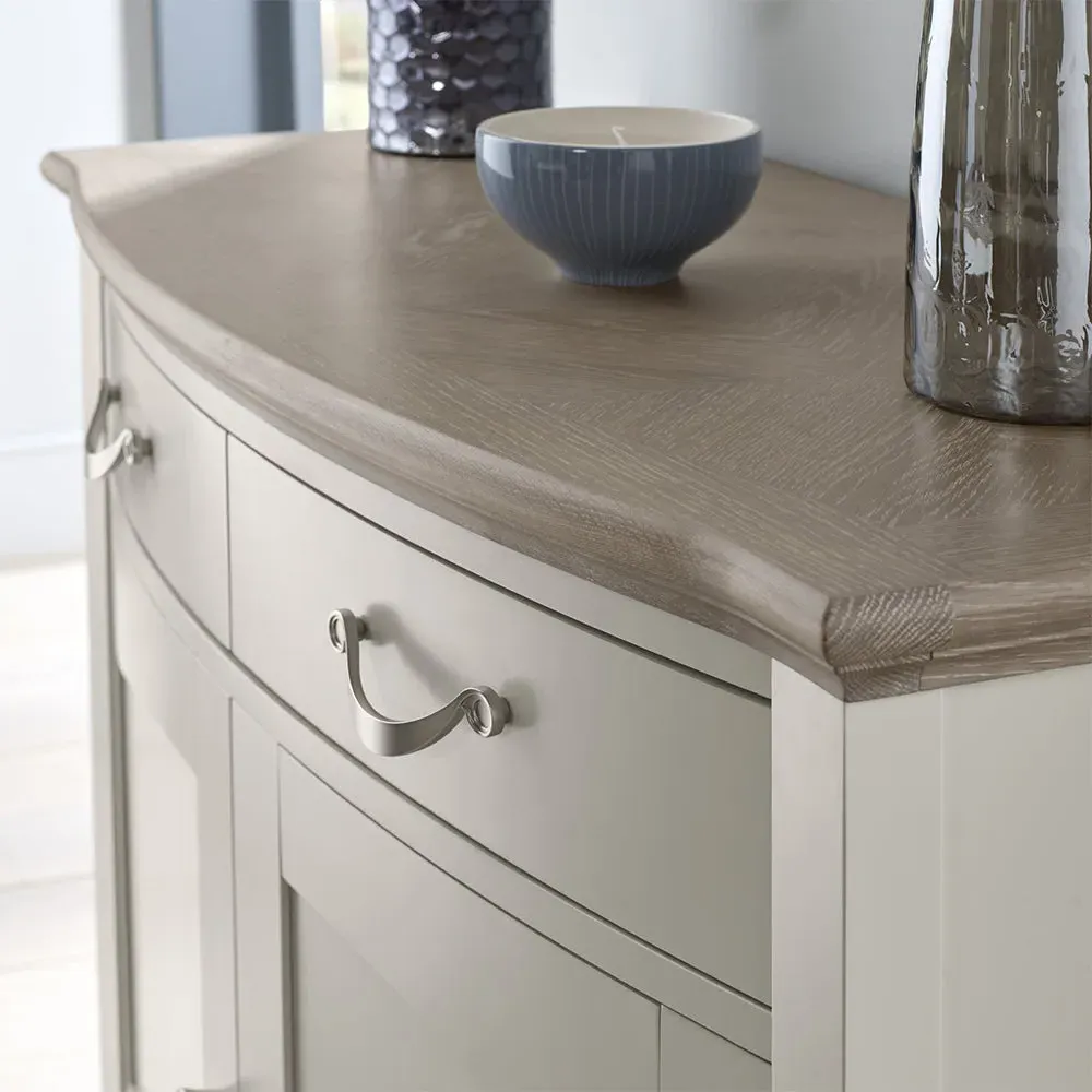 Dieppe Narrow Sideboard - Grey Washed Oak alternate view