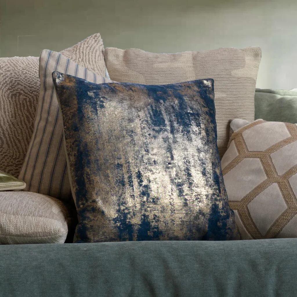 Eclipse Cushion - Blue, Velvet product