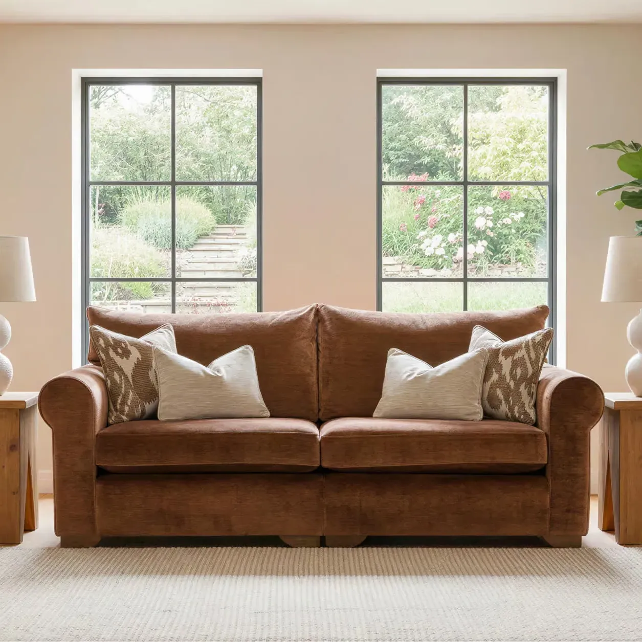 Eden 3-Seater Sofa - Copper product