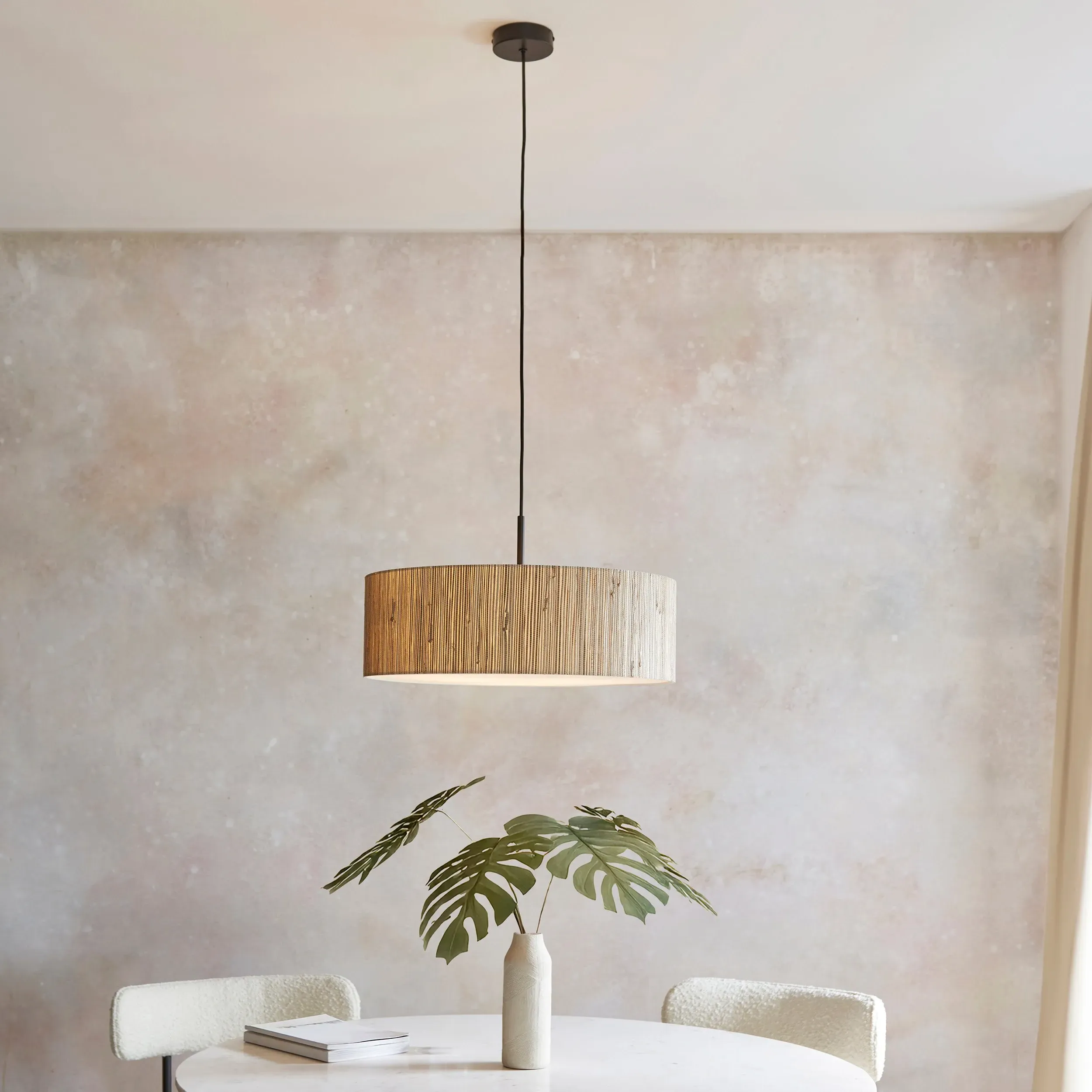 Einar 3-Light Pendant Light - Natural, Seagrass product