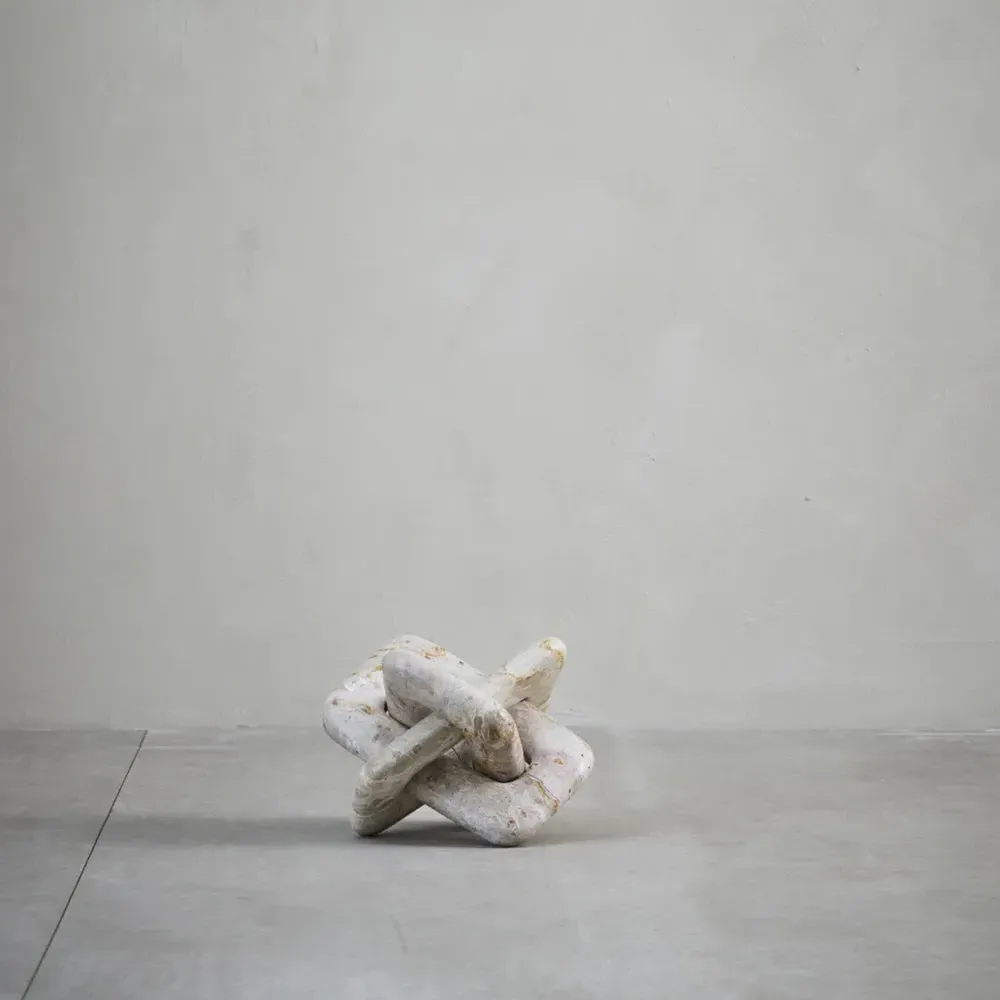 Ellia Linen Knot Marble Sculpture product