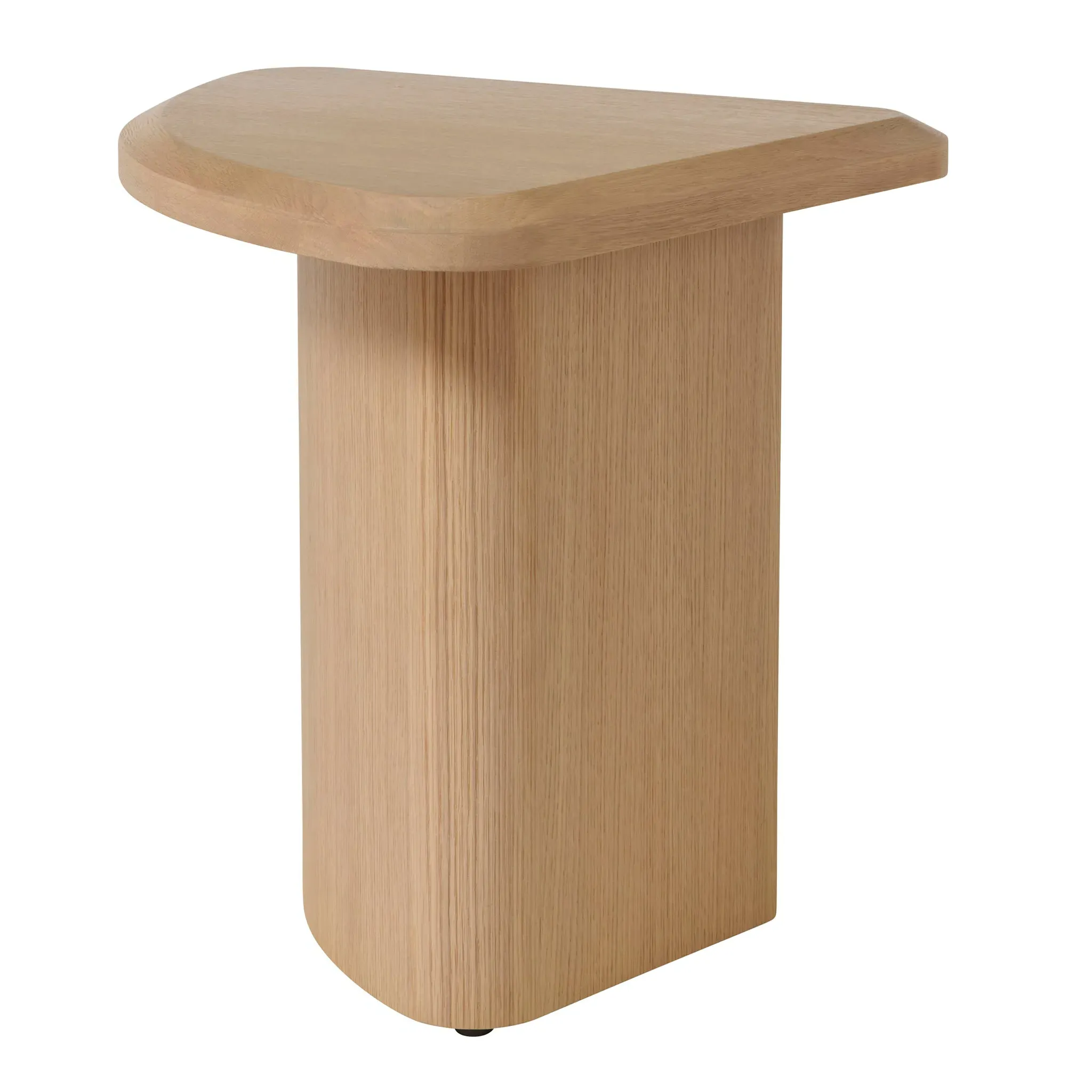 Elsinora Corner Lamp Table - Natural Wood alternate view