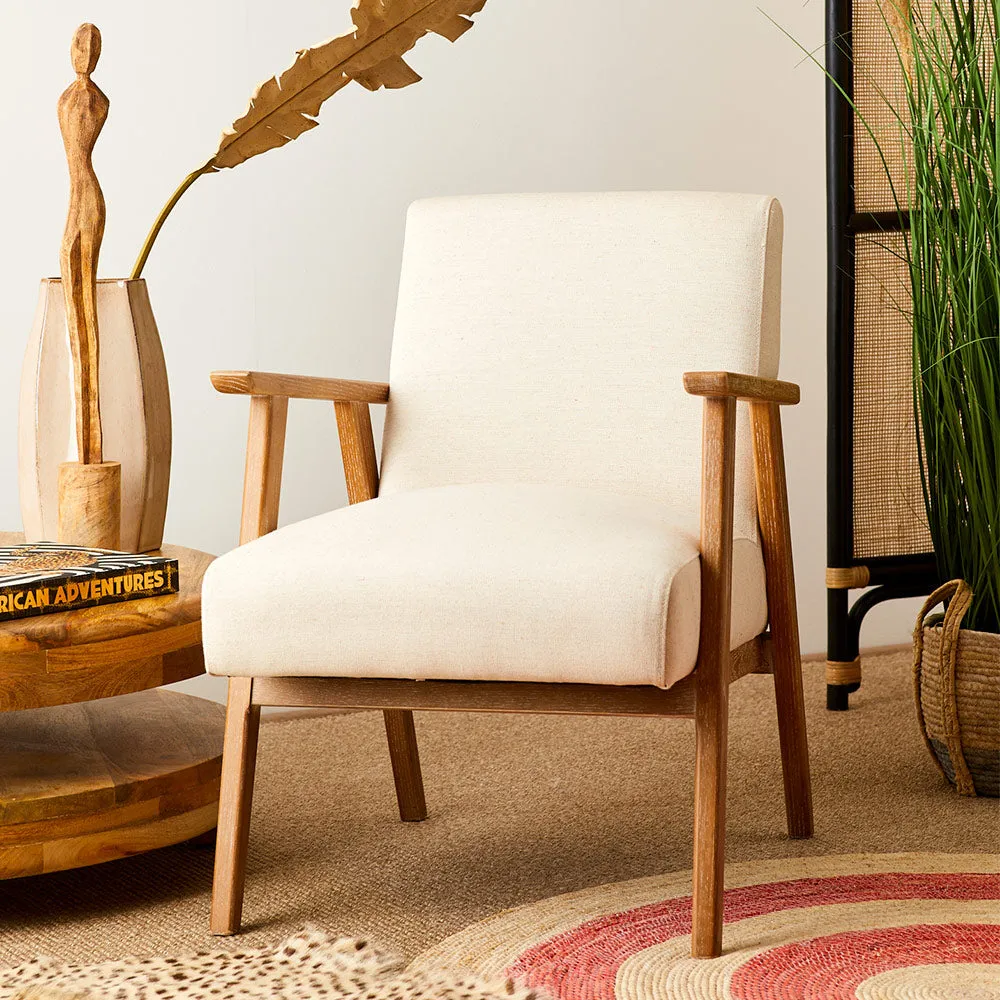 Emberton Armchair - Beige, Linen product