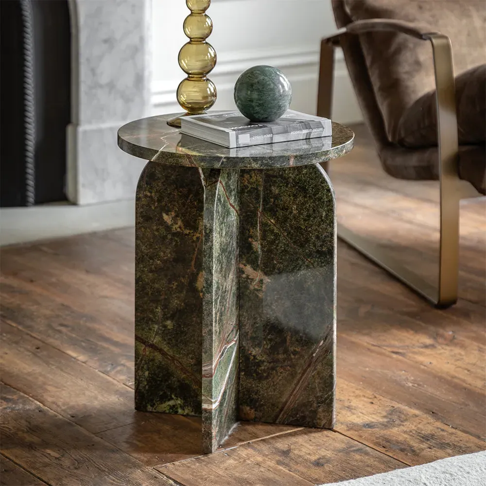 Farley Round Side Table - Marble product