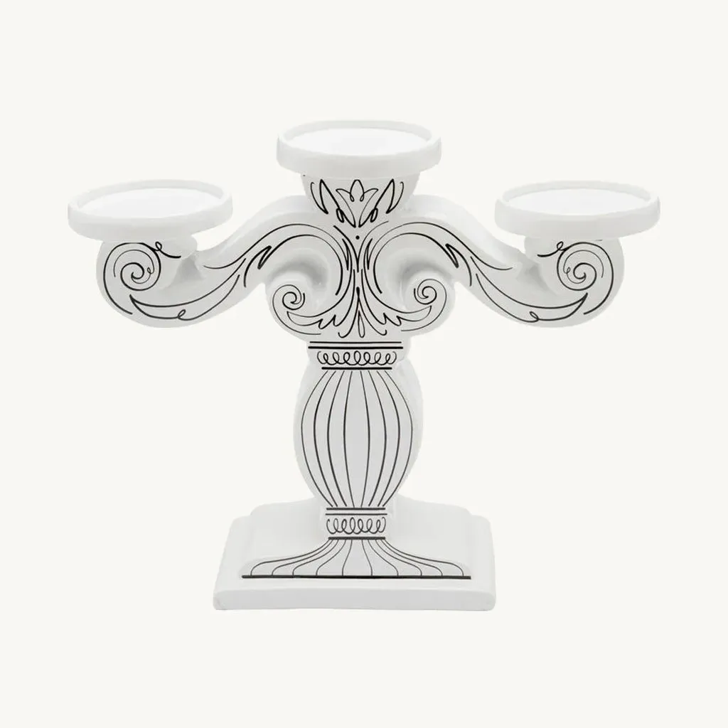 Favola Candle Holder - Poly Sandstone, Polyresin alternate view