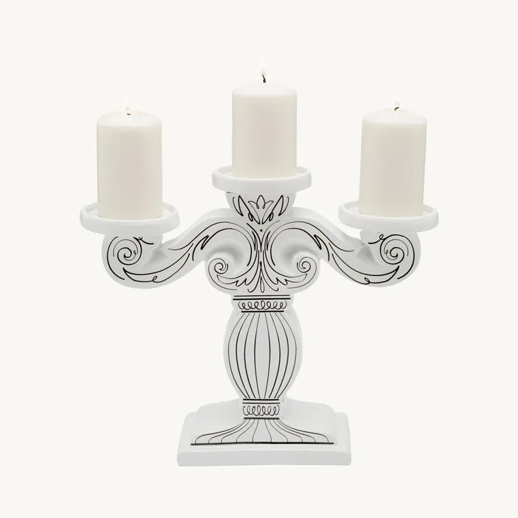 Favola Candle Holder - Poly Sandstone, Polyresin product