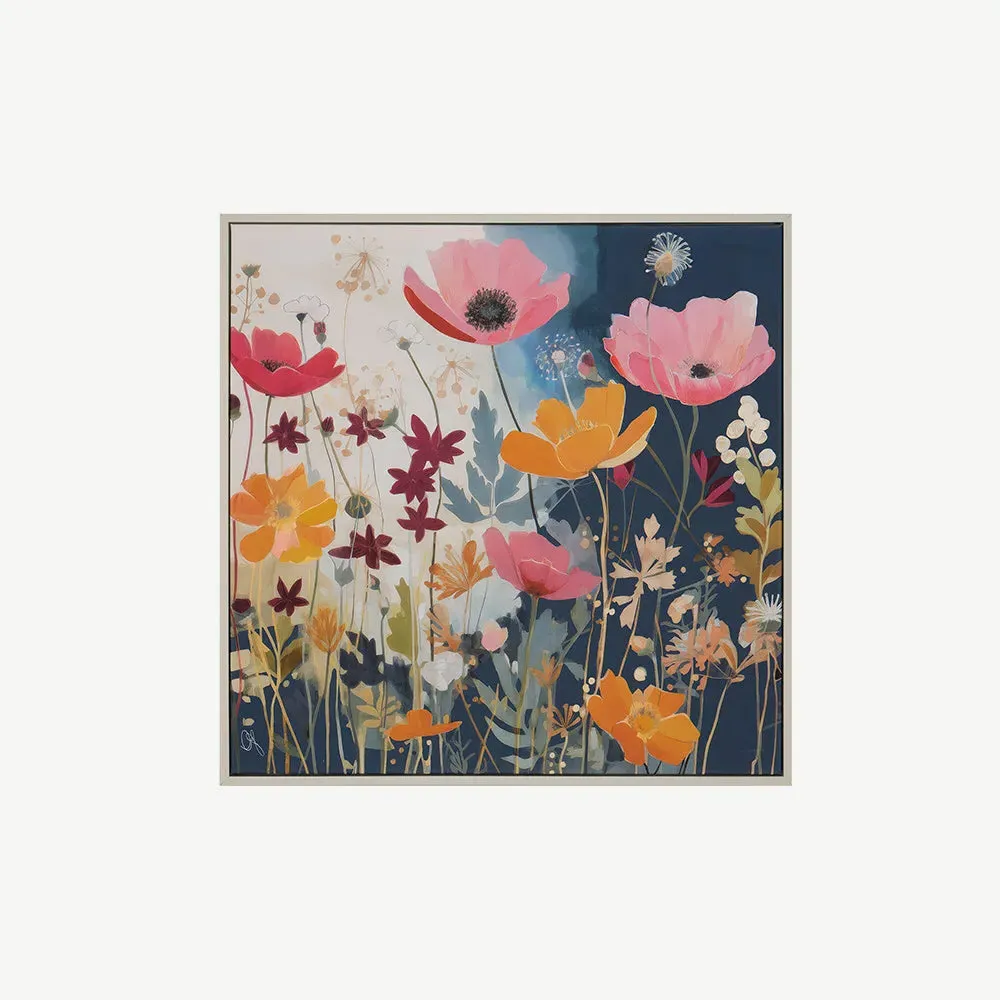 Faye Reynolds-Lydon Melody Framed Canvas - Grey alternate view