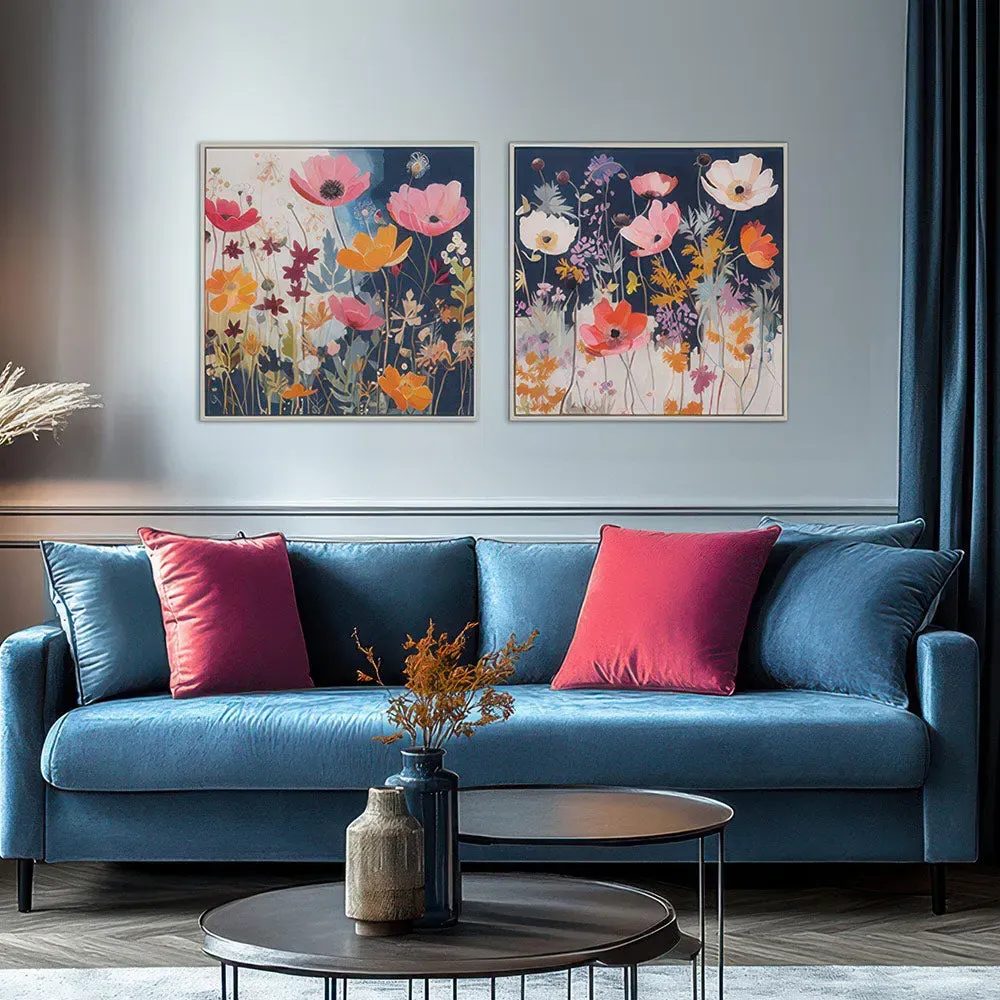 Faye Reynolds-Lydon Modern Mix Framed Canvas - Grey product