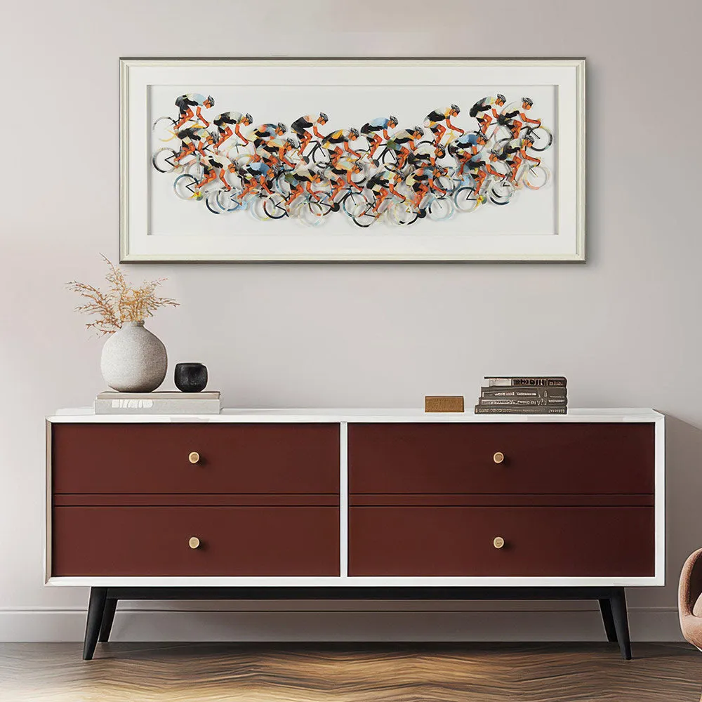 Faye Reynolds-Lydon Peloton Framed Art - Pastel, Wood-Effect product