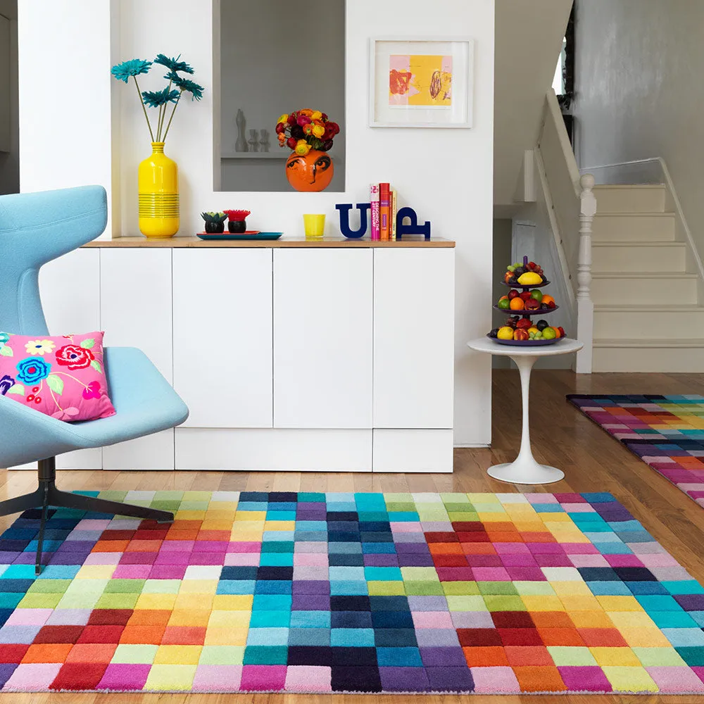 Funk Rug - Multicolour, New Zealand Wool product