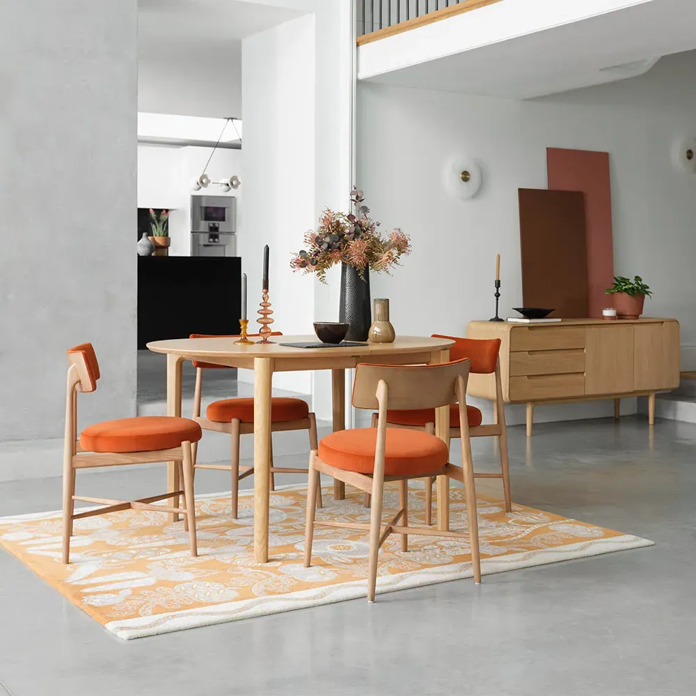G Plan Winchester Extendable D-End Dining Table - Light Wood product