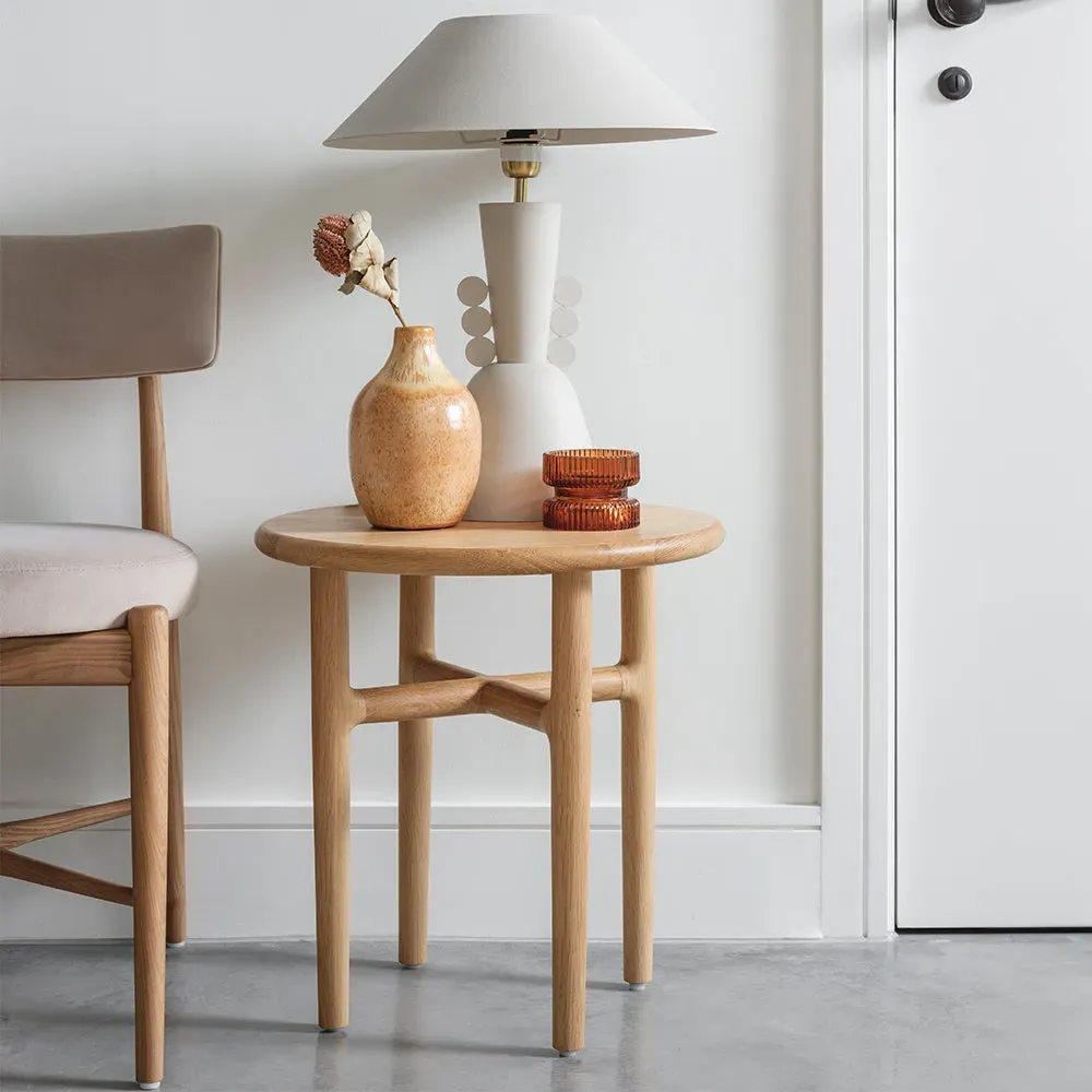 G Plan Winchester Round Lamp Table - Light Brown, Wood product