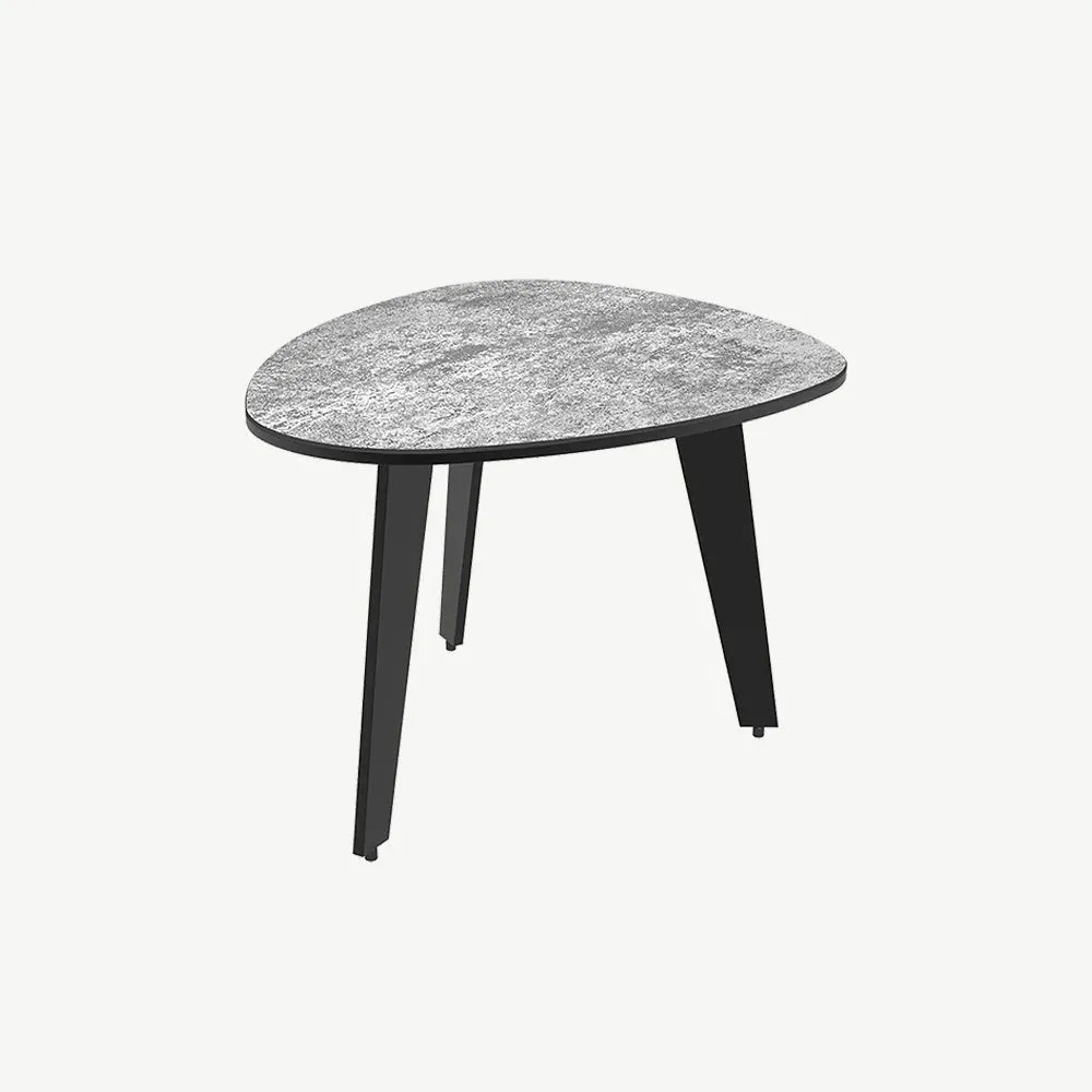 Galet Side Table - Silver, Ceramic alternate view