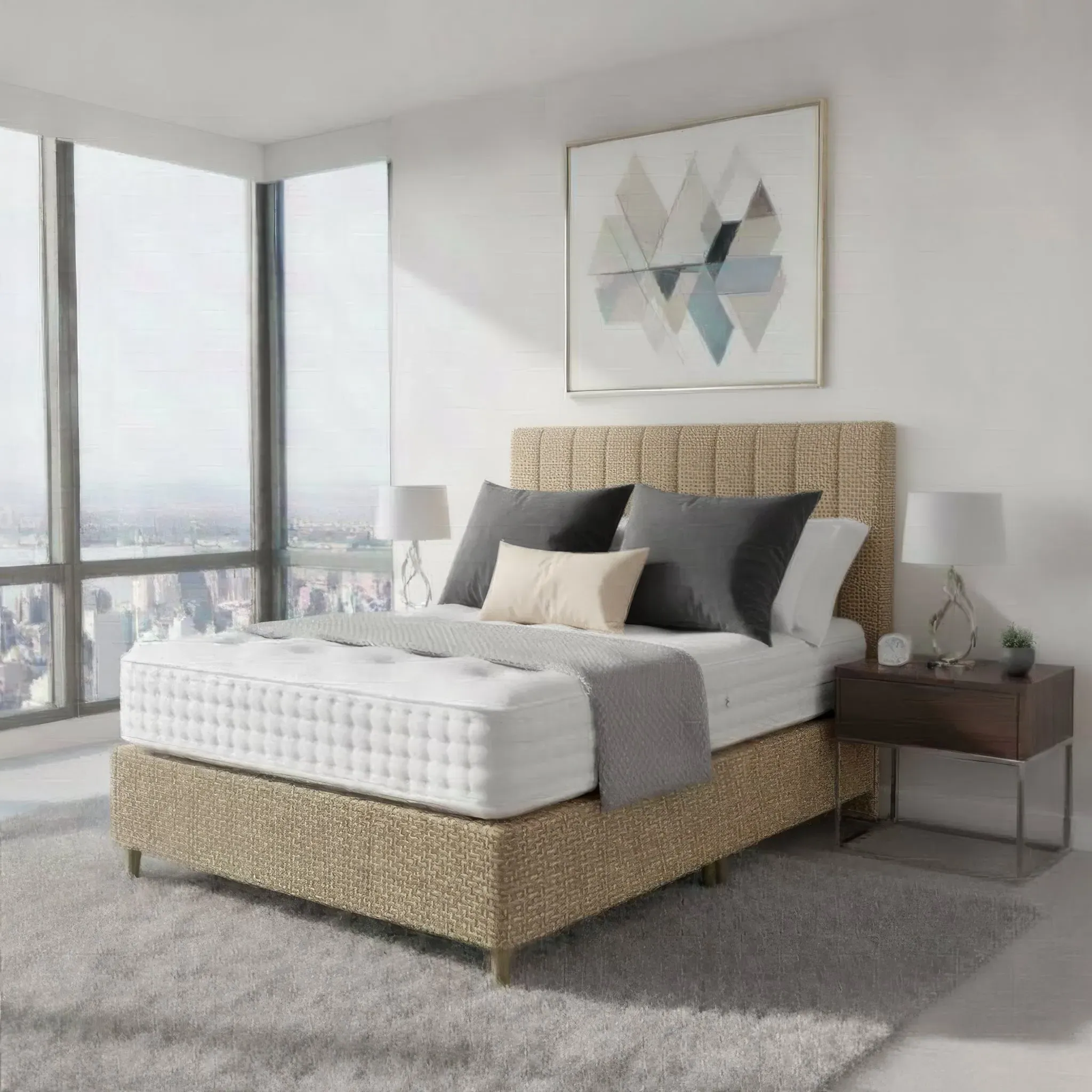 Gene Double Bed Frame - Brown product