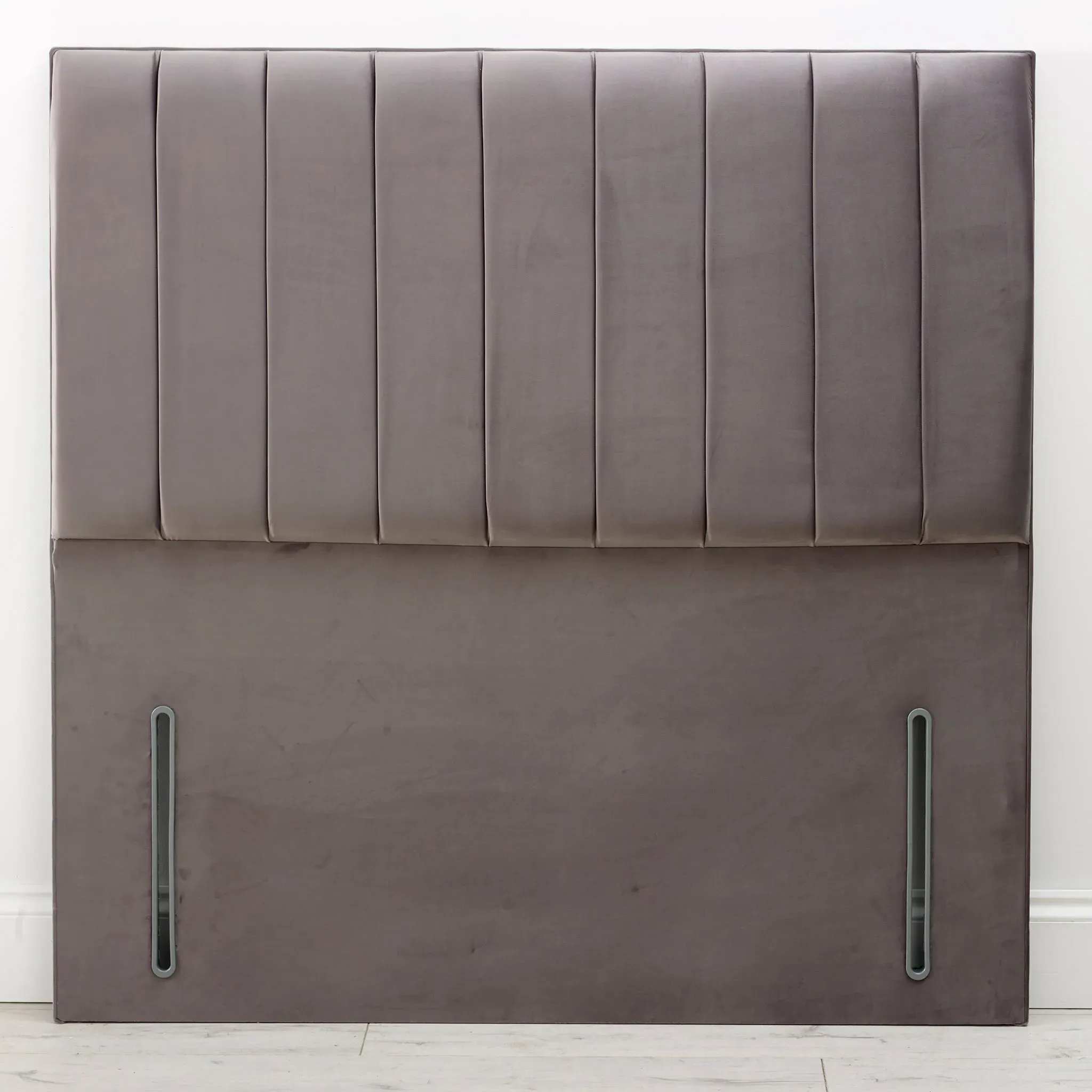 Gene Double Headboard - Dark Grey, Upholstered product